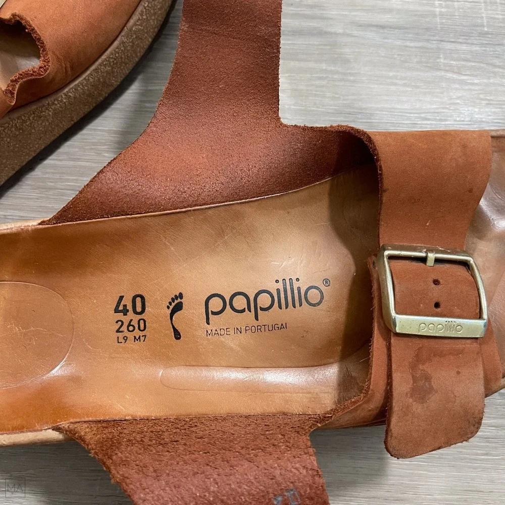 Papillio By Birkenstock Women's	Sandals Buckle Straps Platform Neutral 40 Brown